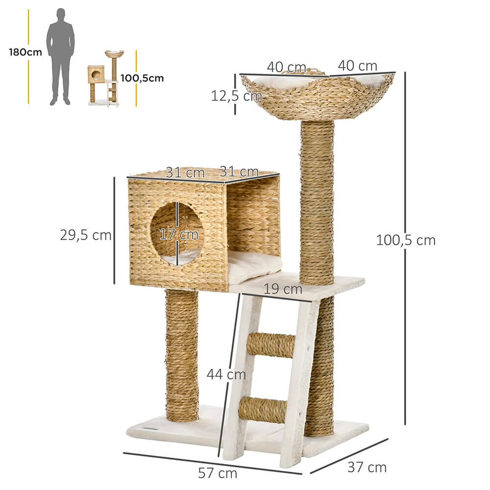 Arbre à Chat Naturel Canopée Féline™