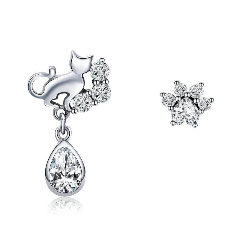 Boucles d'Oreille Chat Eclat Félin™