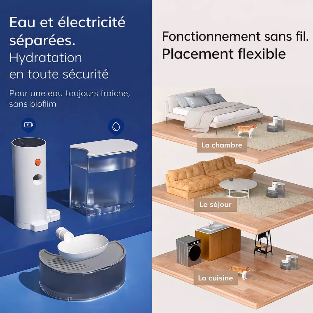 Fontaine à Eau Chat Intelligente NeoDrink Cat™