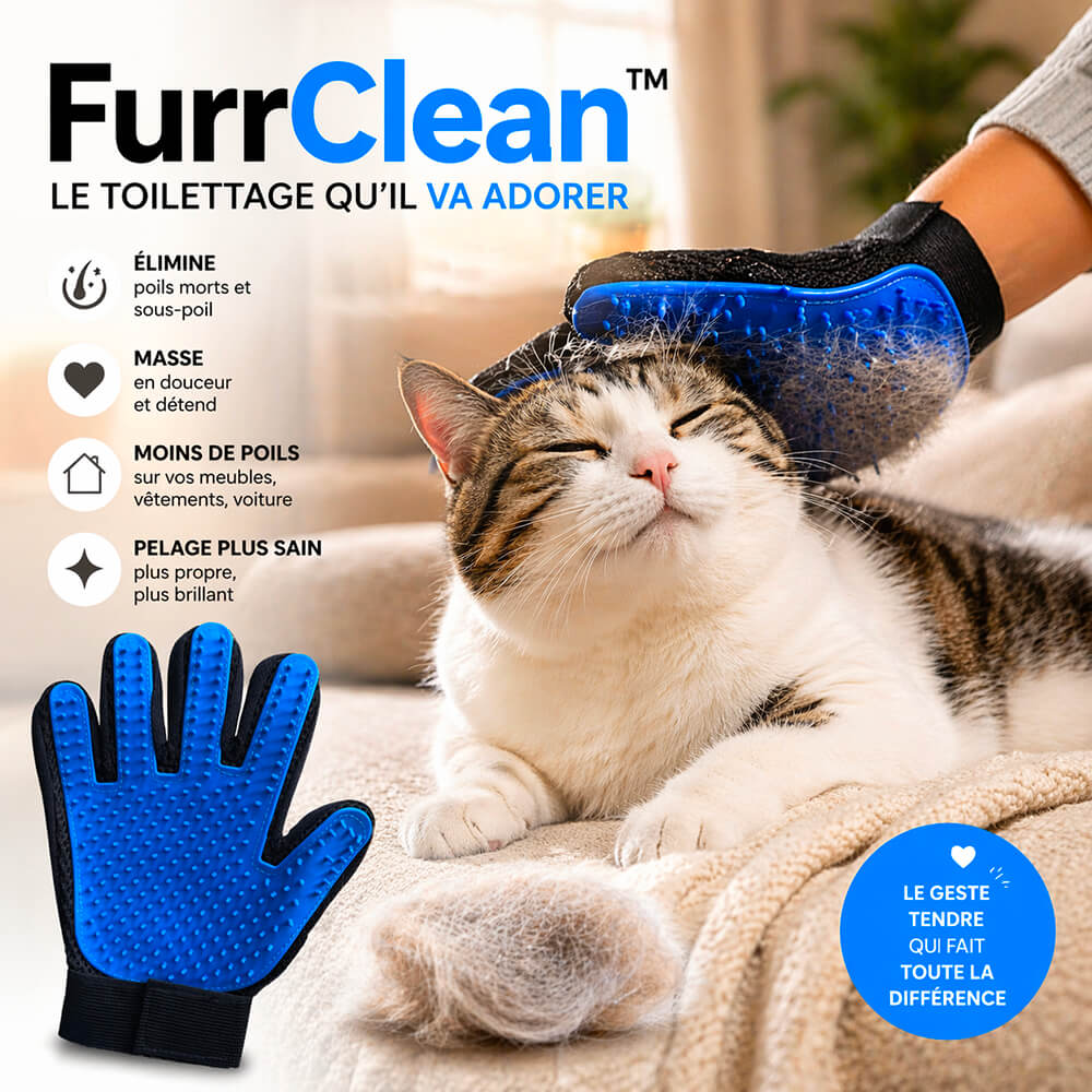 Gant Brosse pour Chat FurrClean™