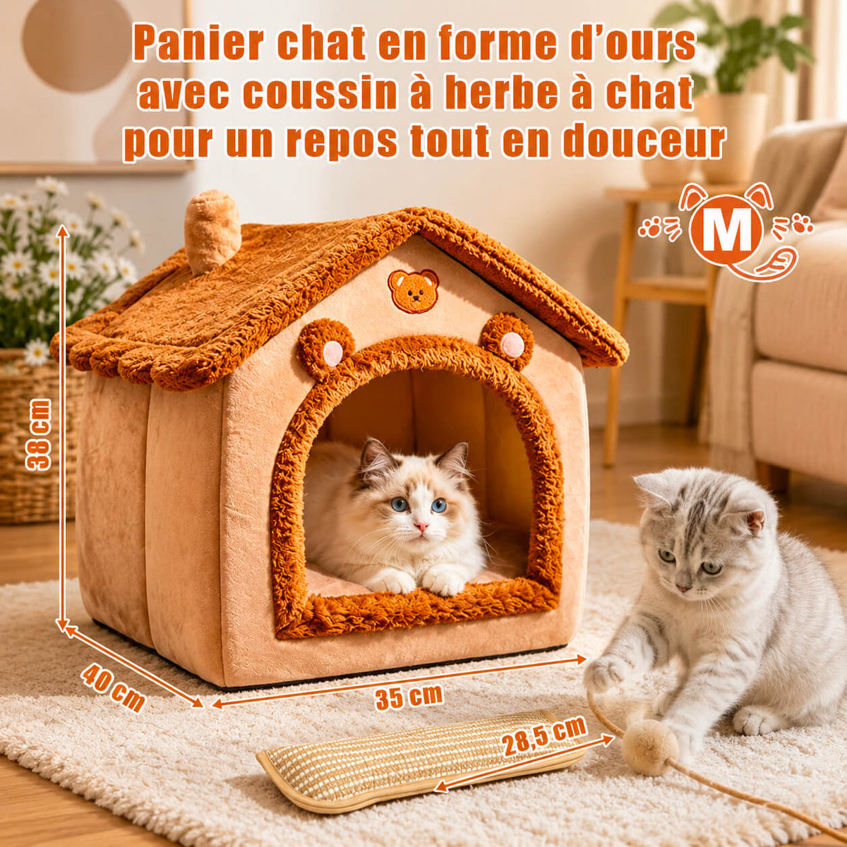 Panier Chat BearHouse™